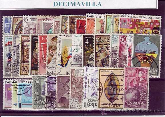 Sellos: ESPA&Ntilde;A, 50 USADOS Y DIFERENTES, 725 - Foto 1