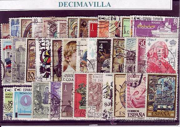 Sellos: ESPA&Ntilde;A, 50 USADOS Y DIFERENTES, 726 - Foto 1