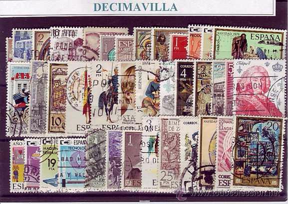 Sellos: ESPA&Ntilde;A, 50 USADOS Y DIFERENTES, 727 - Foto 1