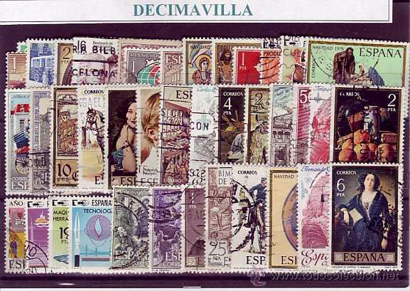 Sellos: ESPA&Ntilde;A, 50 USADOS Y DIFERENTES, 728 - Foto 1