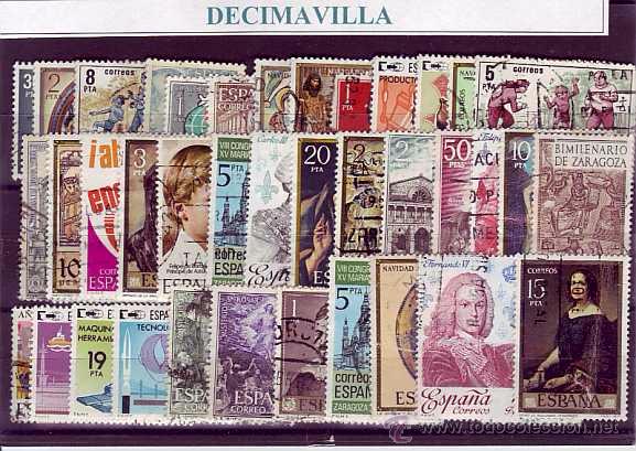 Sellos: ESPA&Ntilde;A, 50 USADOS Y DIFERENTES, 729 - Foto 1