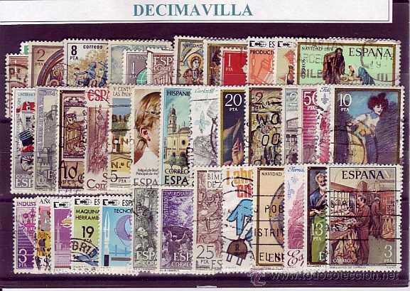 Sellos: ESPA&Ntilde;A, 50 USADOS Y DIFERENTES, 730 - Foto 1