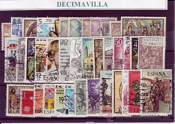 Sellos: ESPA&Ntilde;A, 50 USADOS Y DIFERENTES, 732 - Foto 1