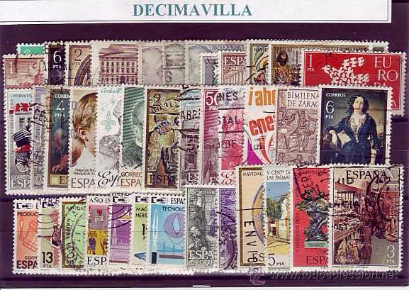 Sellos: ESPA&Ntilde;A, 50 USADOS Y DIFERENTES, 733 - Foto 1