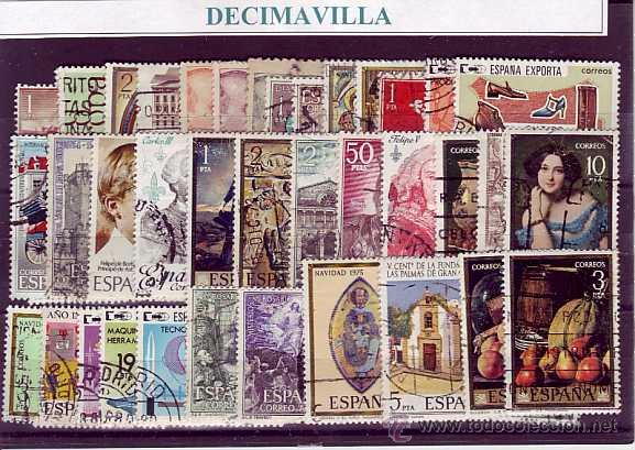 Sellos: ESPA&Ntilde;A, 50 USADOS Y DIFERENTES, 738 - Foto 1