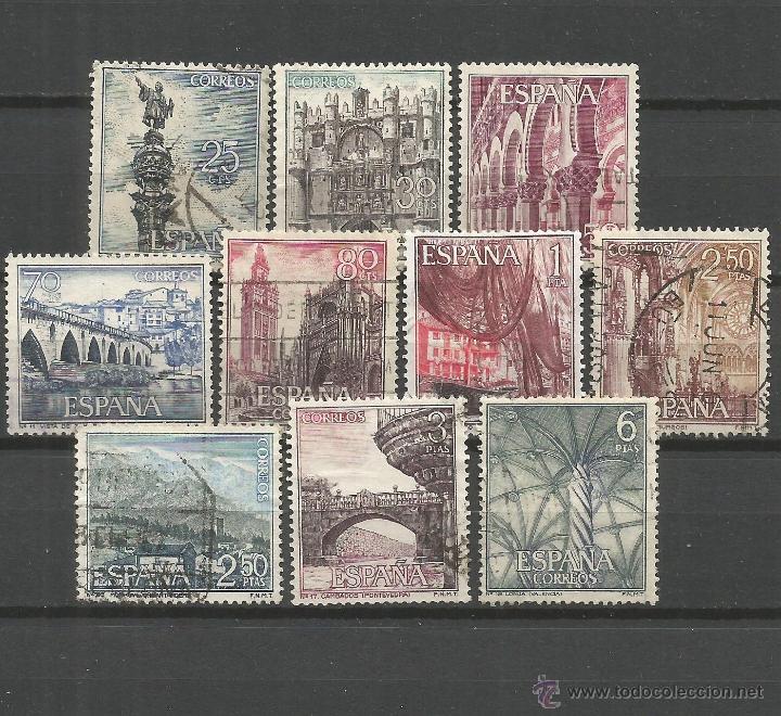 Sellos: ESPA&Ntilde;A EDIFIL NUM. 1643/1652 SERIE COMPLETA USADA - Foto 1