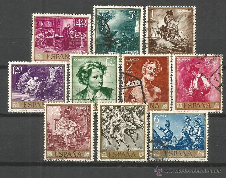 Sellos: ESPA&Ntilde;A EDIFIL NUM. 1854/1863 SERIE COMPLETA USADA - Foto 1