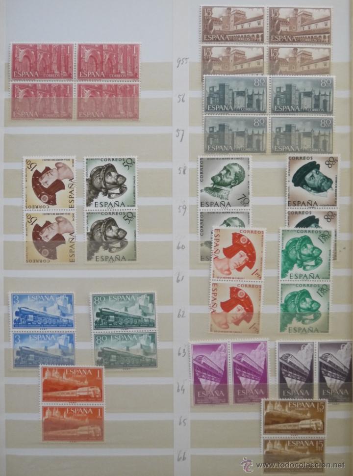 Sellos: 1958. BLOQUES 4 Y PAREJAS. NUEVOS. - Foto 1