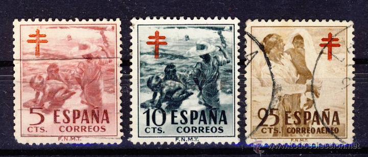 Sellos: 1951.- PRO TUBERCULOSOS.- ED.1103-1105.- USADOS.- (2)