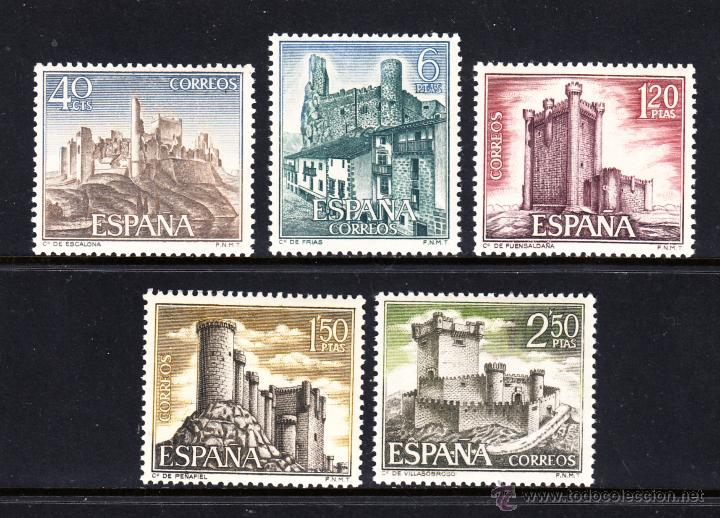 Sellos: ESPA&Ntilde;A 1880/84** - A&Ntilde;O 1968 - CASTILLOS DE ESPA&Ntilde;A - Foto 1