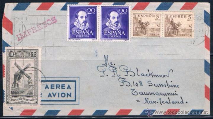 Sellos: 1950.- LA CORU&Ntilde;A A NUEVA ZELANDA - Foto 1