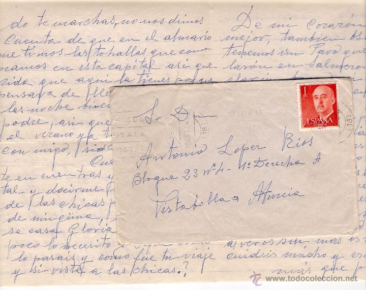 Sellos: carta de cuenca a vistabella-murcia el 19-10-64 - Foto 1