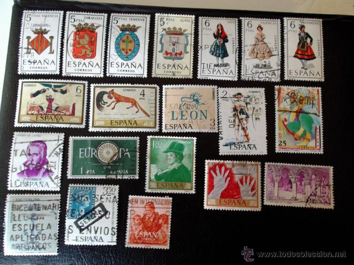 Sellos: Espa&ntilde;a. 20 Sellos usados. Ref: e48 - Foto 1