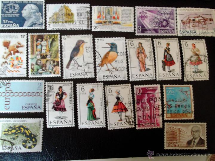 Sellos: Espa&ntilde;a. 20 Sellos usados. Ref: e47 - Foto 1