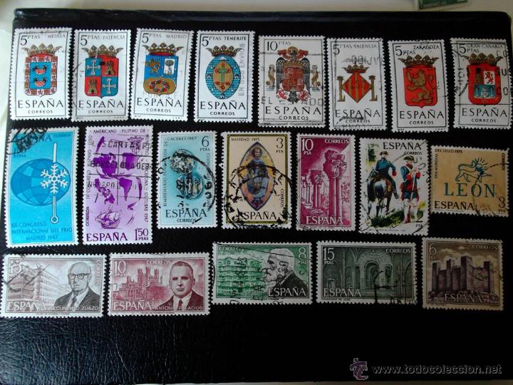 Sellos: Espa&ntilde;a. 20 Sellos usados. Ref: e43 - Foto 1