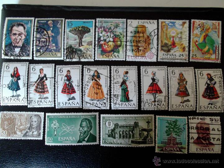 Sellos: Espa&ntilde;a. 20 Sellos usados. Ref: E38 - Foto 1