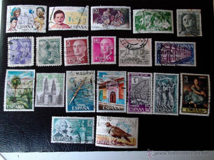 Sellos: Espa&ntilde;a. 20 Sellos usados. Ref: e37 - Foto 1
