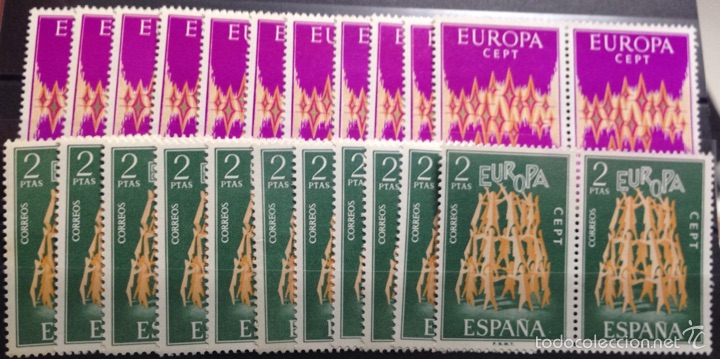 Sellos: A&ntilde;o 1972. Edifil 2090/91. Europa. - Foto 1