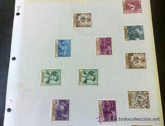 Sellos: CIRCA 1960. HOJA CON 15 SELLOS DE LA &Eacute;POCA. - Foto 3