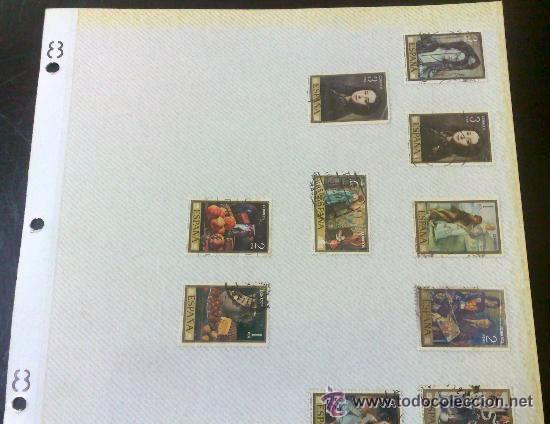 Sellos: CIRCA 1970.- HOJA CON 12 SELLOS DE LA &Eacute;POCA. - Foto 3