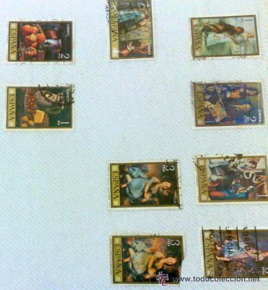 Sellos: CIRCA 1970.- HOJA CON 12 SELLOS DE LA &Eacute;POCA. - Foto 6