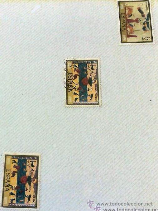 Sellos: CIRCA 1975.- HOJA CON 5 SELLOS DE LA &Eacute;POCA. - Foto 3