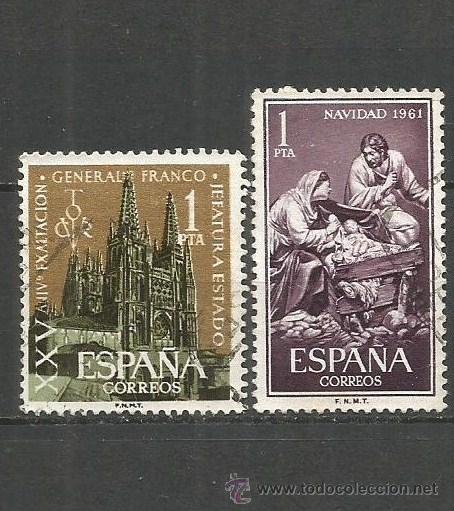 Sellos: ESPA&Ntilde;A EDIFIL NUM. 1373 Y 1400 SERIES COMPLETAS USADAS - Foto 1