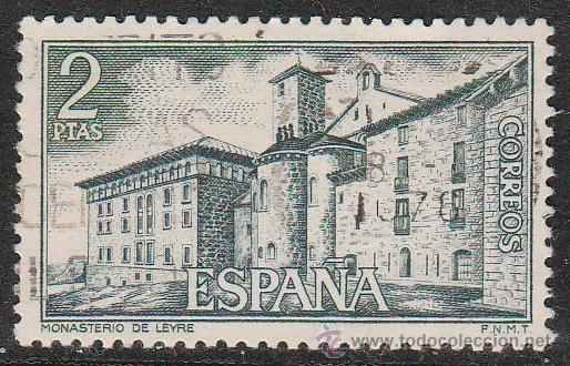 Sellos: EDIFIL 2229, MONASTERIO DE LEYRE, USADO - Foto 1