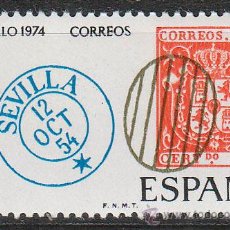 Sellos: EDIFIL Nº 2179, DÍA DEL SELLO 1974: PARRILLA Y FECHADOR DE SEVILLA, NUEVO ***. Lote 54322975