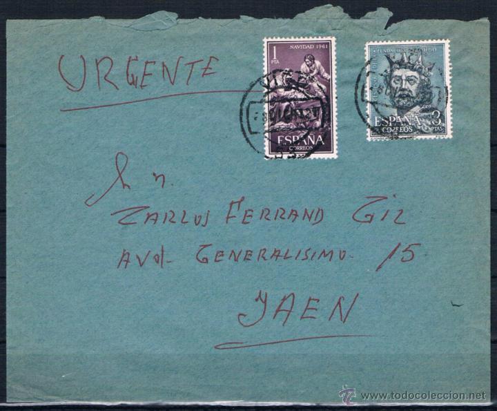 Sellos: 1961.- VIGO (PONTEVEDRA) A JA&Eacute;N - Foto 1
