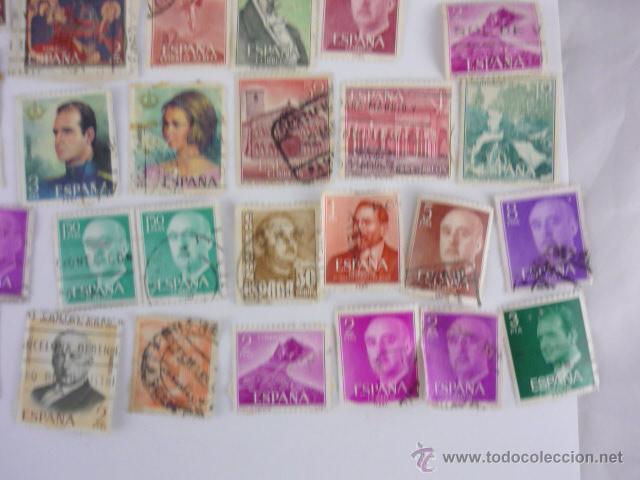 Sellos: Lote 50 Sellos Espa&ntilde;a - Foto 4