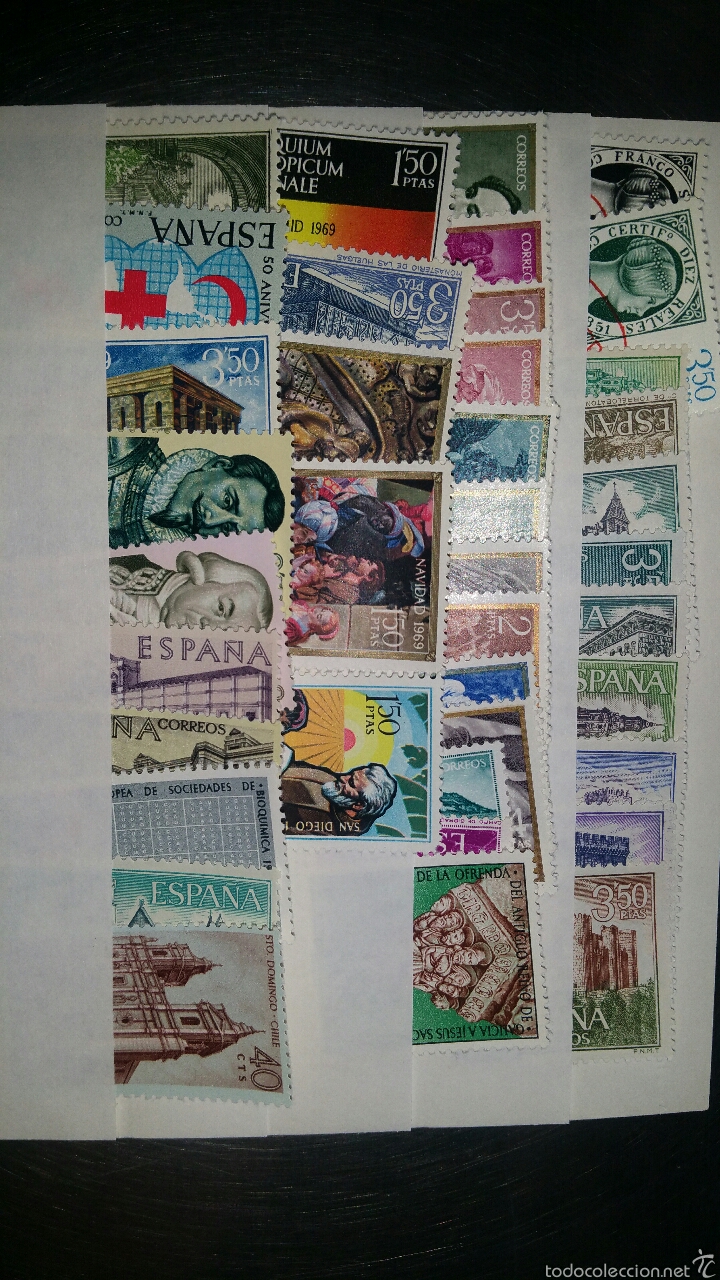 Sellos: Sellos de Espa&ntilde;a a&ntilde;o 1969 nuevo - Foto 1