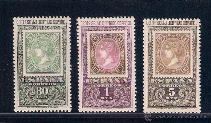 Sellos: centenario del sello. espa&ntilde;a. a&ntilde;o 1965 - Foto 1