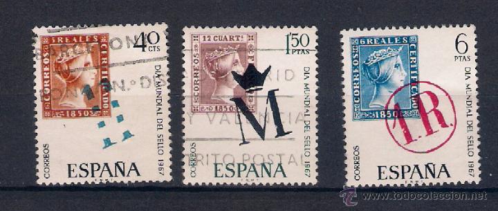 Sellos: d&iacute;a del sello. espa&ntilde;a. a&ntilde;o 1967 - Foto 1