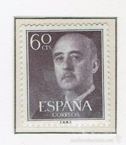 Sellos: GENERAL FRANCO. 1955-56. EDIFIL 1150. - Foto 1