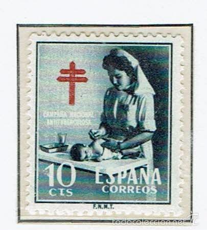 Sellos: PRO TUBERCULOSOS. 1953. EDIFIL 1122. - Foto 1