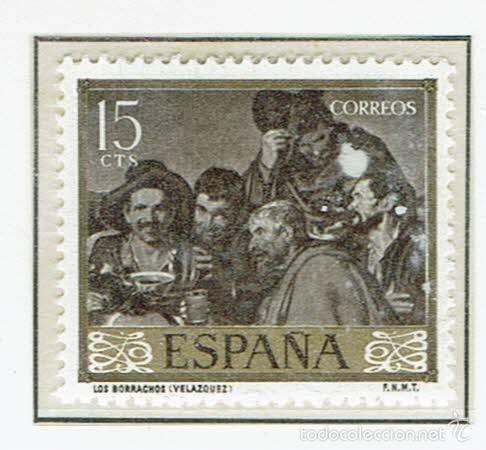 Sellos: DIEGO DE SILVA Y VELAZQUEZ. 1959. EDIFIL 1238. - Foto 1