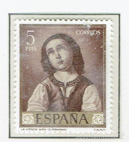 Sellos: FRANCISCO DE ZURBAR&Aacute;N. 1962. EDIFIL 1426. - Foto 1