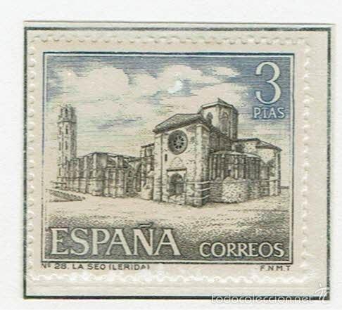 Sellos: SERIE TUR&Iacute;STICA. 1966. EDIFIL 1734. - Foto 1