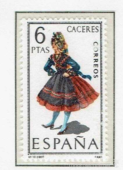 Sellos: TRAJES T&Iacute;PICOS ESPA&Ntilde;OLES. 1967. EDIFIL 1776. - Foto 1