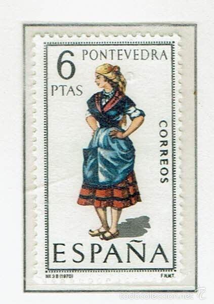 Sellos: TRAJES T&Iacute;PICOS ESPA&Ntilde;OLES. 1970. EDIFIL 1950. - Foto 1