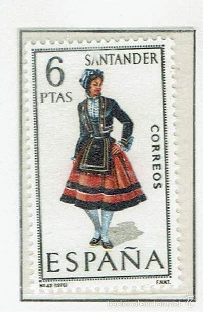 Sellos: TRAJES T&Iacute;PICOS ESPA&Ntilde;OLES. 1970. EDIFIL 1954. - Foto 1