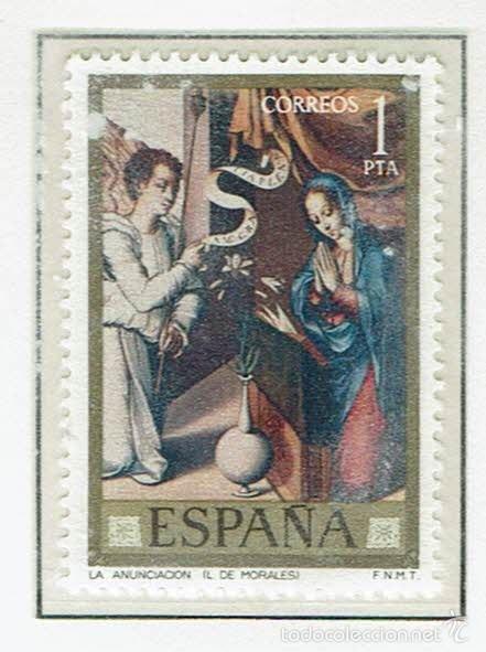 Sellos: D&Iacute;A DEL SELLO. LU&Iacute;S DE MORALES. -EL DIVINO-. 1970. EDIFIL 1964.