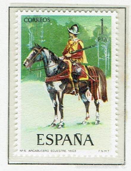 Sellos: UNIFORMES MILITARES. 1974. EDIFIL 2167.