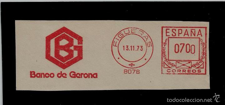 Sellos: MATASELLOS - BANCO DE GERONA - 1973 - FIGUERAS - Foto 1