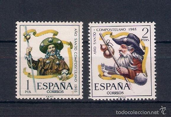 Sellos: a&ntilde;o santo compostelano. espa&ntilde;a. 25-7-1965 - Foto 1