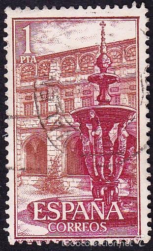 Sellos: EDIFIL 1323 REAL MONASTERIO DE SAMOS-1960 (USADO) - Foto 1