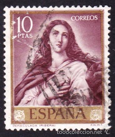 Sellos: EDIFIL 1507 PINTOR JOSE DE RIBERA-1963 (USADO) - Foto 1