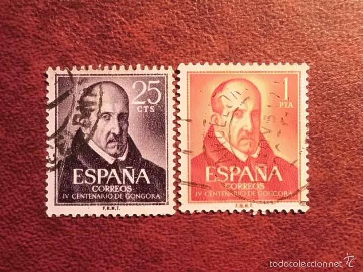 Sellos: 1961 - IV CENTENARIO NACIMIENTO LUIS DE GONGORA Y ARGOTE - Foto 1
