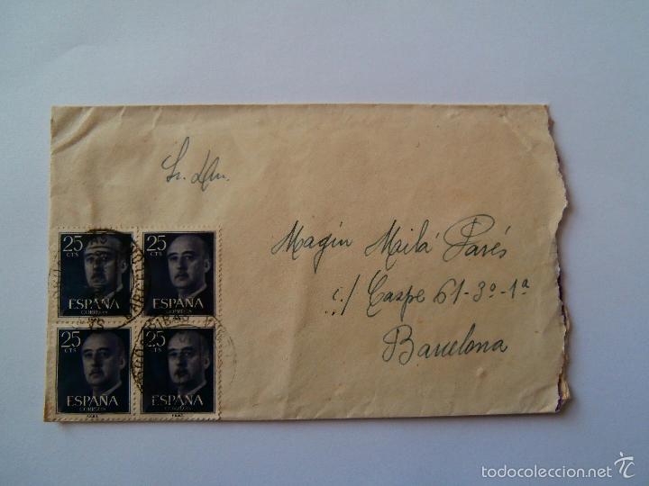 Sellos: CIRCULADA 1959 de sant pere de ribes a barcelona - Foto 1